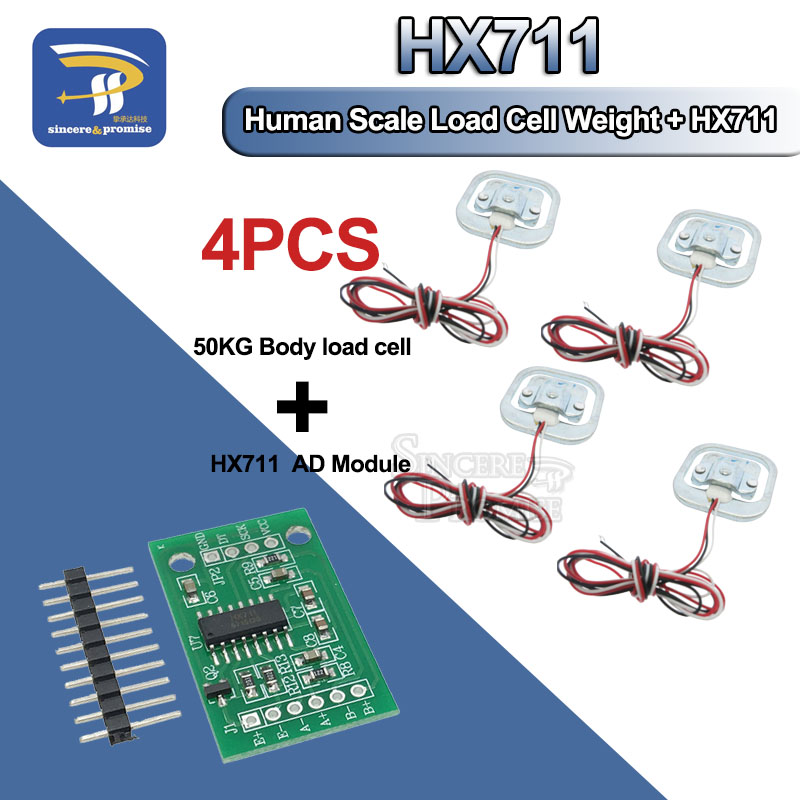 Muscle Sensor Emg - 4Pcs 50kg Human Scale Load Cell