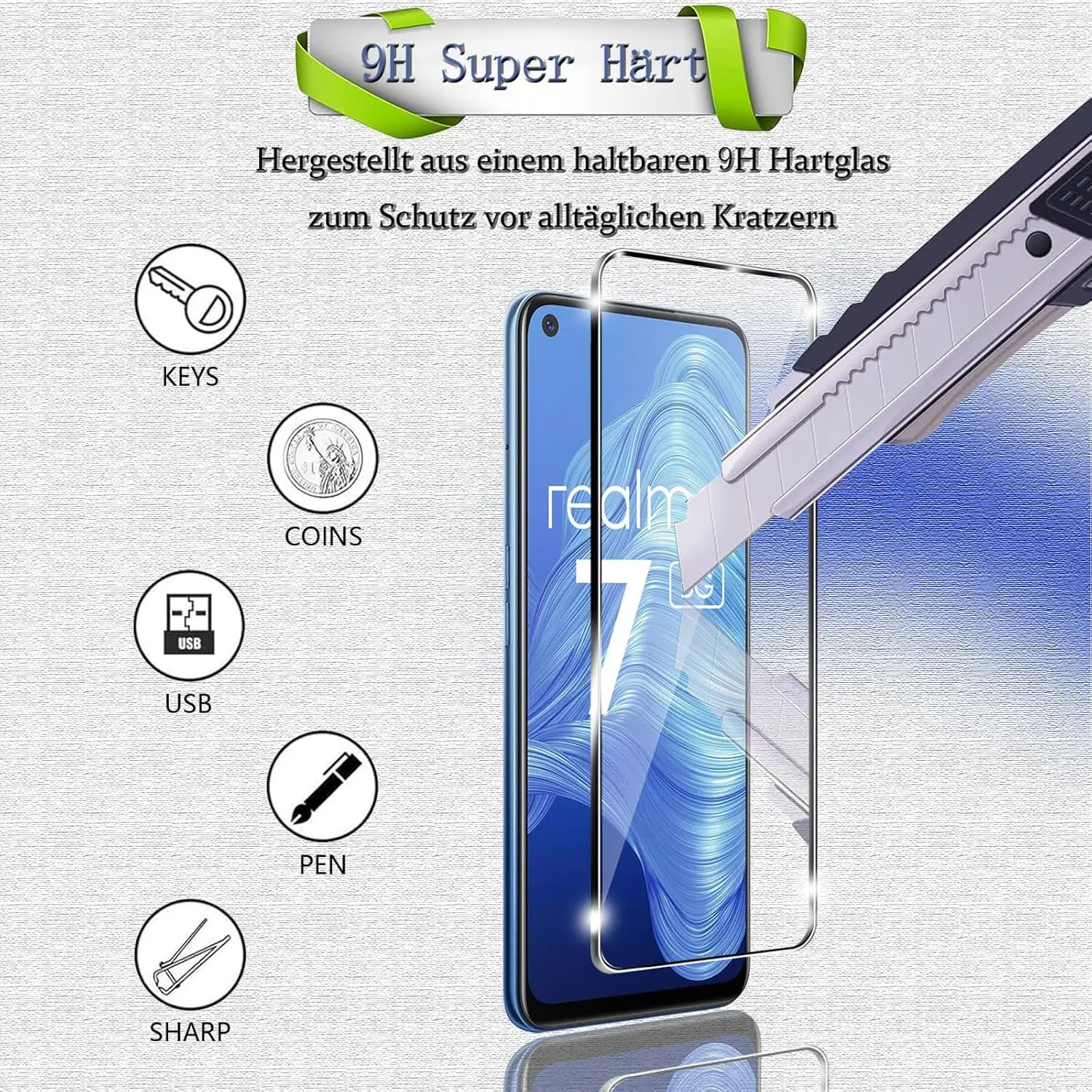 2PCS Tempered Glass for Realme - огляд і ціна Realme C67