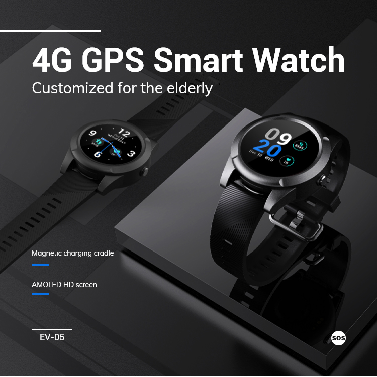 Senior GPS Tracking Smart Watc - огляд і ціна Fall Detection Watch
