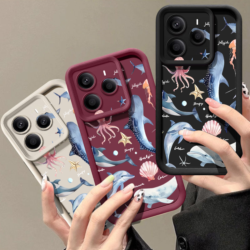 Cute Dolphin Patterned Soft Ca - огляд і ціна Xiaomi Redmi Note 13