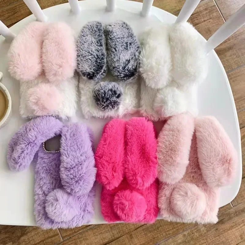 Plush Fur Rabbit Case For Real - огляд і ціна Realme Note 50