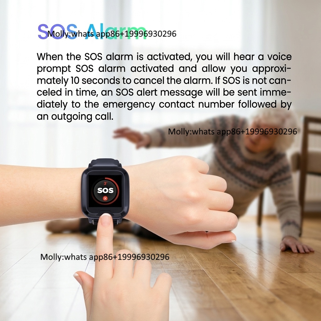 4G GPS Tracking Bracelet Heart - огляд і ціна Fall Detection Watch
