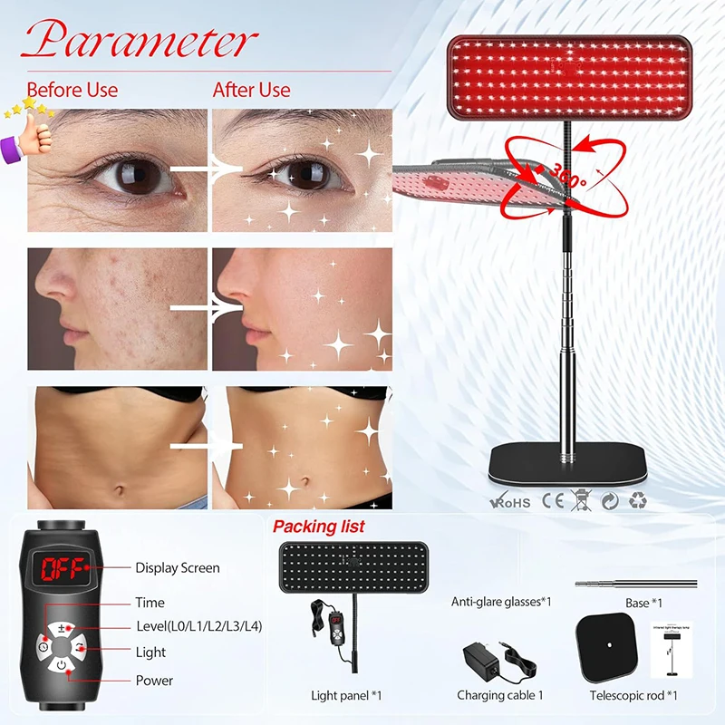 Near Infrared Light Panel 660n - огляд і ціна Galvanic Skin Sensor