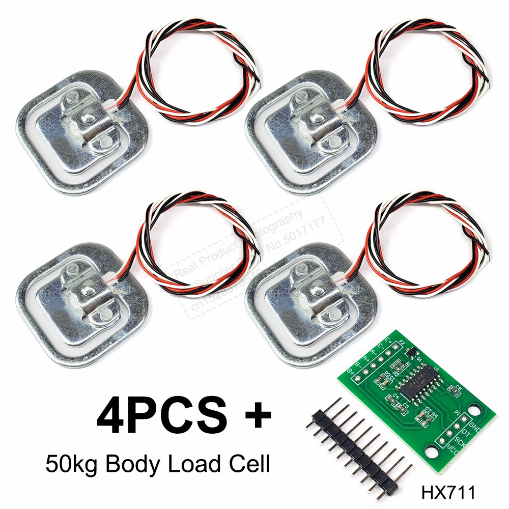 4PCS 50kg Human Scale Load Cel - огляд і ціна Muscle Sensor Emg